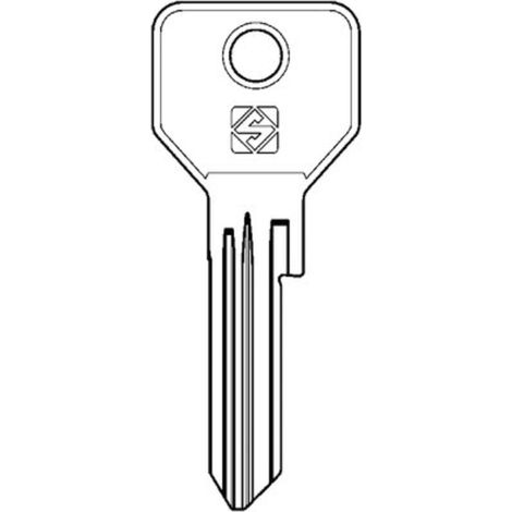 CHIAVE PIATTA CISA CS198 SILCA - OTTONE NICHELATO - 5 pezzi