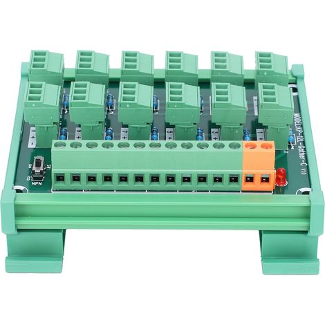 Bornier 3 fils 12 canaux, carte de Capture, contrôle de commutateur sur Rail DIN NPN PNP KP12LGtherC