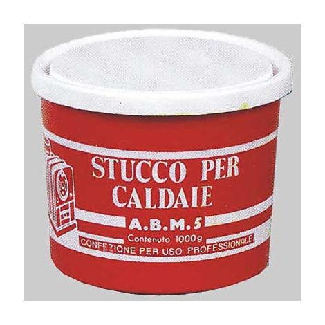 STUCCO PER CALDAIE NERO  Barattolo gr 900     MADE IN ITALY