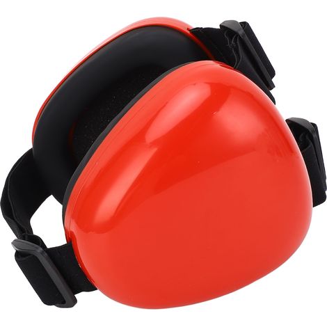 Cache-oreilles antibruit pour chien, casque audio confortable et ajustable avec fermeture rapide, protection auditive, taille L, rouge (1/5)