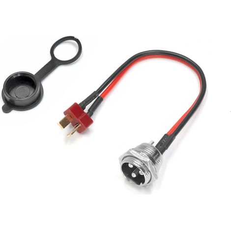 The charger's charging port plug is compatible with the charging port interface of the 10-inch Kugoo M4 Pro scooter.