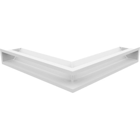 Eck-Lüftungsgitter LUFT 56x56x9 weiß (1/5)