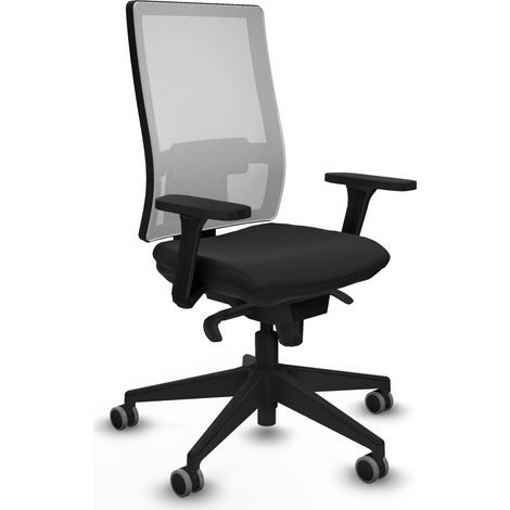 Silla de oficina piqueras y crespo Horna negro reposabrazos 3D (1/5)
