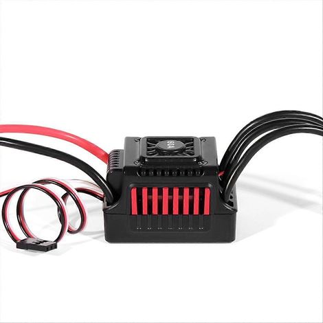 Contrôleur de vitesse électronique (ESC) automobile étanche, sans balais et sans soudure, prise XT60 60A (1/5)