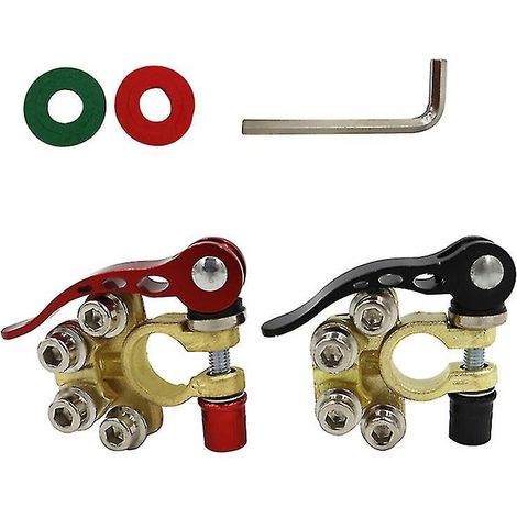 1 jeu de clips pour bornes de batterie de voiture