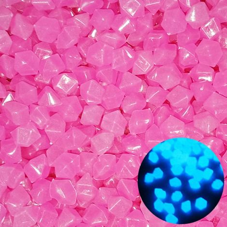 Pierres Luminescentes - Gravier Pour Aquarium - Décoration Aquatique Et Paysagère - 500 Pièces (1/3)