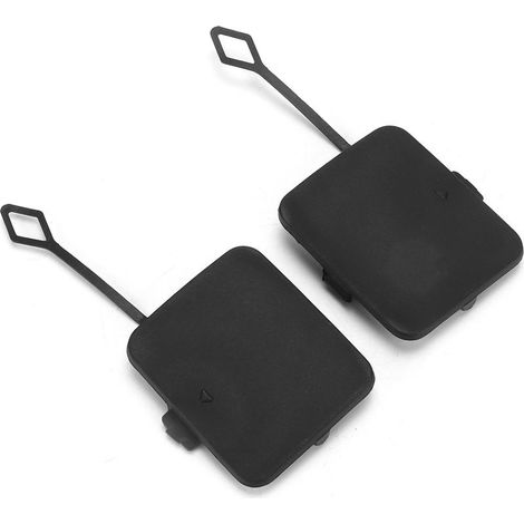 Cover of hook of towing for by-impacts rear, 2 pieces, ABS black 51127272415, replacement for X3 F25 2011 2014 (1/5)