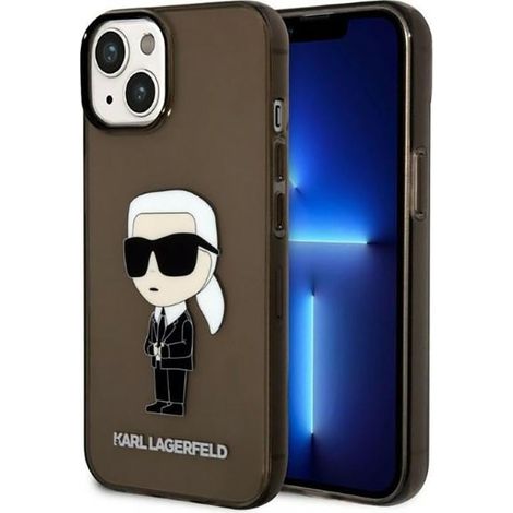 Karl Lagerfeld IML NFT Ikonik - iPhone 14 Plus Hülle (Schwarz) (1/5)