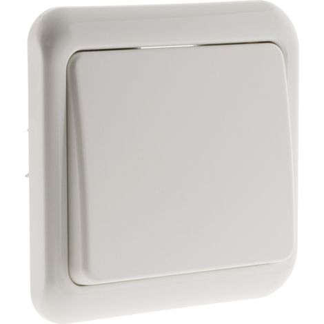Interrupteur simple Antaria - blanc - Zenitech