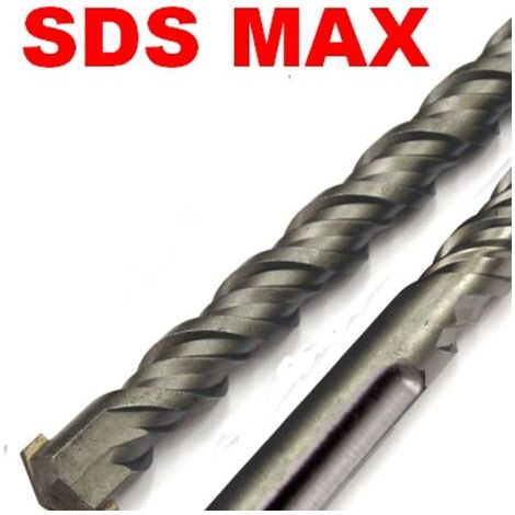 TrAdE Shop Traesio - Punta Gigante A Doppia Elica Con Attacco Sds Max Per Martello Demolitore - 600 X 30 mm (1/2)