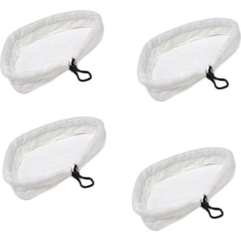 4Pcs Serpillères Balai à Vapeur Triangulaire en Microfibre pour H2O、X5、S302、S001 Mop