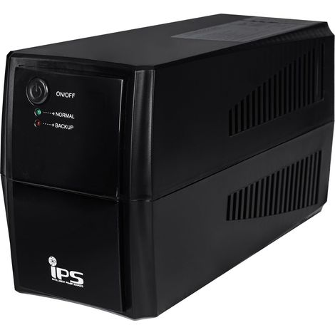 TM-LI2-0k5-PC-1x5-F2: USV-Tower-Modul Sinuswelle 230 V AC 500 VA/300 W Kunststoffgehäuse mit Batterie 1x 12 V/5 Ah 2x Schuko Line-Integriert...