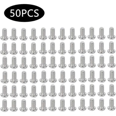 50 Stück halbkreisförmige Zylinderschrauben \n\nSchrauben Edelstahl Pilzkopf Innensechskantschrauben Set M6 (M6x12MM )