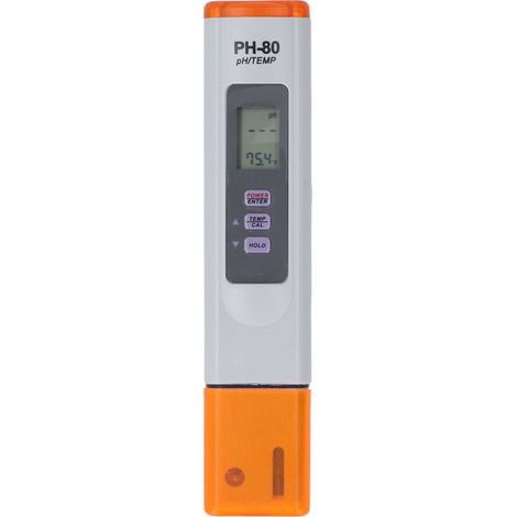 2-in-1 Wasserqualitätstester: pH-Wert, Temperatur, automatische Abschaltung, Digitalanzeige für Pflanzgefäße (1/5)