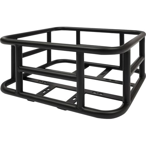 Panier de vélo, monté à l'arrière, haute capacité de charge, noir (1/2)