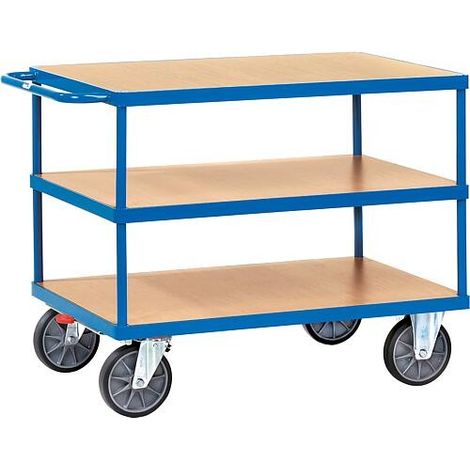 Chariot à plateaux lourds fetra® 2421 Plateau 1000x600mm