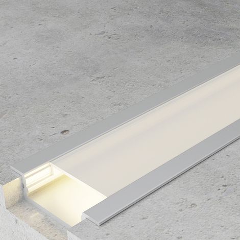 Profilé aluminium Fiao - 2 mètres Aluminium - Ledme - LM3777 (1/3)