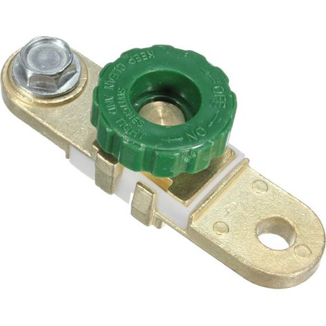 Battery terminals/clips, battery clamp heads, multi-function battery disconnect switches for cars and trucks, circuit breakers