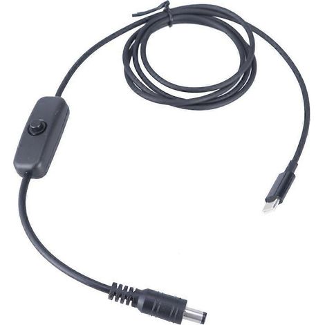 Easy Switcher USB-C-auf-5,5x2,1-mm-Ladekabel für elektronisches Zubehör