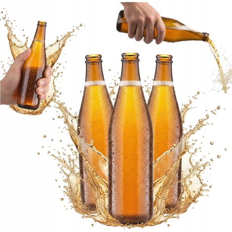 30 bouteilles en verre POUR bière légère Vichy 500ML POUR bière cidre Radler 30 pièces. (1/5)