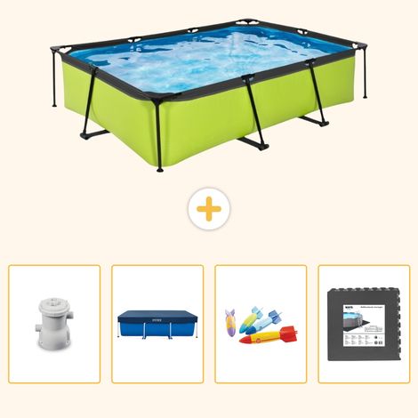 Exit-toys Piscine Exit Rectangulaire - 300x200x65 cm - 5-pièces  S317 (1/5)