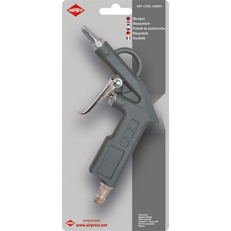 Pistolet souffleur airpress 4300001 pression 12 bar