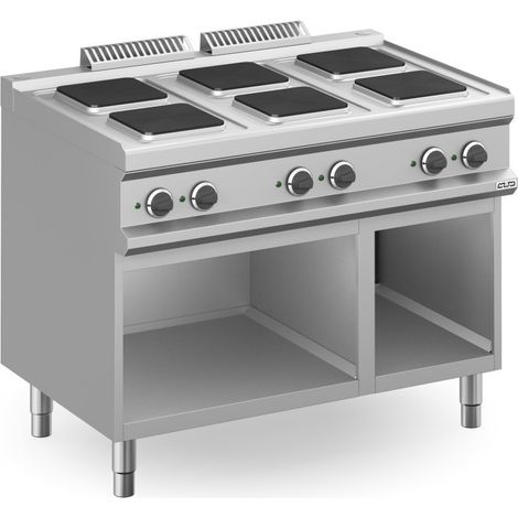 Cuisinière électrique - 6 zones carrées - Avec meuble - MPQ711A MAGISTRA PLUS 700 - Arilex