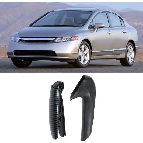 Manchon de protection pour frein à main avec motif fibre de carbone, compatible Civic 2006-2011 (1/5)