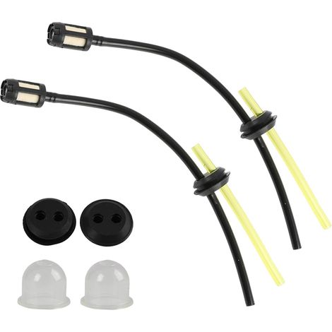 2PS Universal Petrol Filter Kit for Chainsaw, Brushcutter and Lawn Mower, Fuel Hose with Filter (1/5)