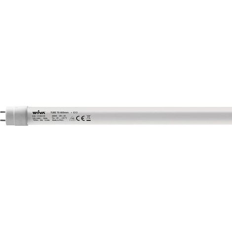 NEON LED T8 VETRO OPACO 60 CM 9W LUCE FREDDA 6000K WIVA