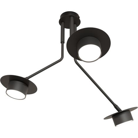 Lampada a Sospensione Mizu, Metallo, Nero, 62x40x62 cm (1/5)