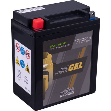 Batterie moto POWER Bike GEL 12N12A-4A-1 12v 12ah 210A (1/4)
