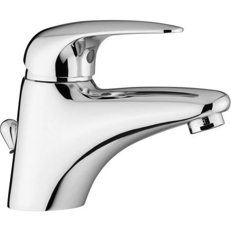 Waschtischmischer mit automatischem Abfluss 1"1/4G Paffoni Duemila Serie DU075CR  Verchromt - Messing