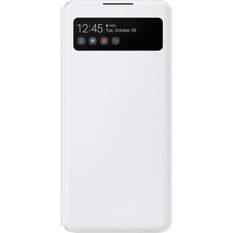 Samsung EF-EA426PW A42 5G weiß/weiß S View Brieftaschenhülle (1/4)