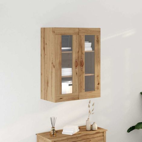 Wandschrank Artisan-Eiche 69,5 x 34 x 90 cm Holzwerkstoff