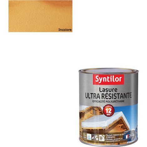 Lasure Résistante 12 Ans Incolore Satiné 1L (1/3)