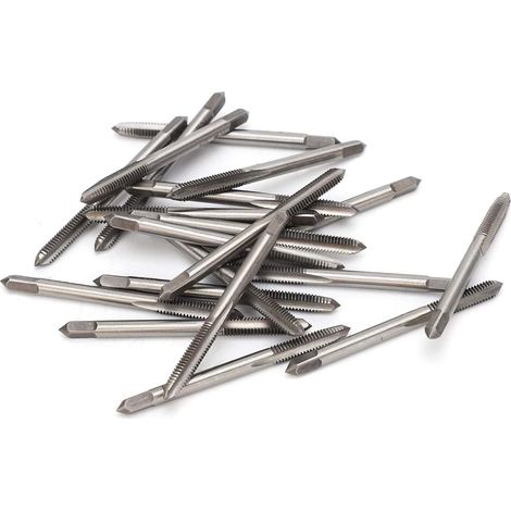 Taraud à main, 20 pièces, M4, acier à outils, goujure droite (1/5)