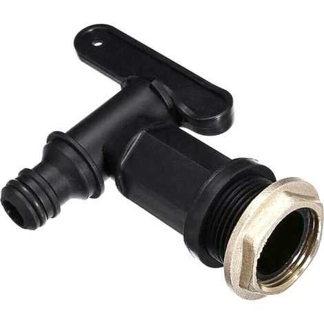 Adaptateur universel Hozelock pour robinet d'eau et fût, remplacement pour robinet en plastique pour brassage maison et accessoires de cuisine et de jardin.