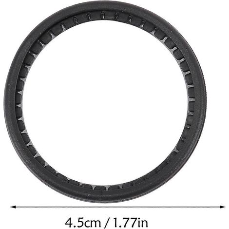 2 jeux d'embouts auriculaires de rechange pour stéthoscope, protections de cloche, accessoires pour stéthoscope-4.5x4.5cm-Black (1/3)