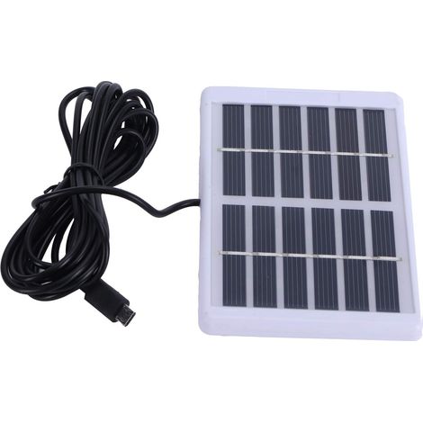 Panneau solaire 1,2 W 6 V à conversion élevée, panneau de charge solaire USB pour projets d (1/5)