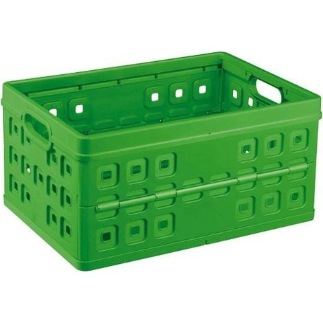 Sunware Klappbox Square 46L grün 54 x 38 x 26,5 cm Boxen, Körbchen & Kisten