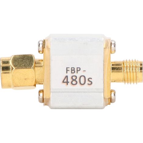 Filtre SAW 480MHz 50 Ohms faible perte d'insertion anti-interférences passe-bande récepteur (1/5)