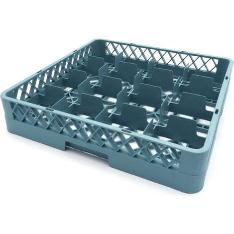 Panier en verre pour lave-vaisselle - 50 x 50 cm - 16 compartiments - Maxima