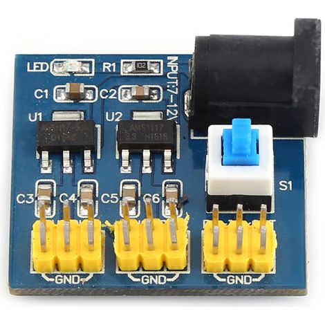 Convertisseur de tension CC-CC à sorties multiples, module d'alimentation abaisseur 12 V vers 3,3 V/5 V/12 V (1/5)