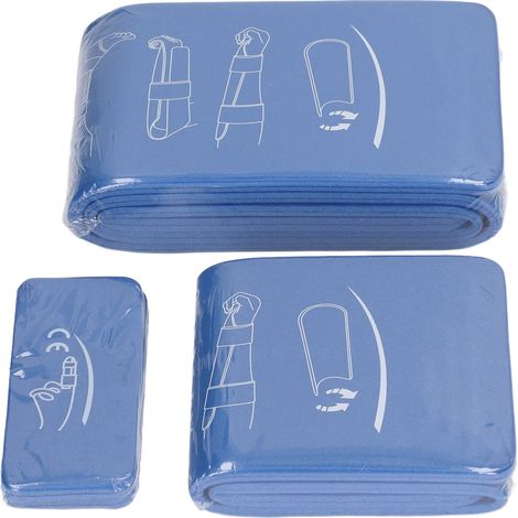 Trousse de premiers secours en aluminium trois pièces, facile à découper, respirante, pour bras, jambe et doigt (1/5)