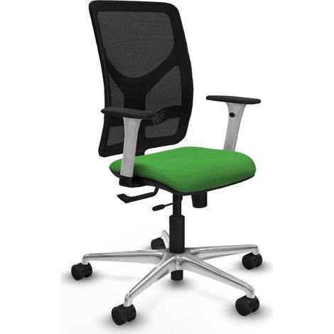 Silla de oficina piqueras y crespo Motilla terciopelo blanco (1/2)