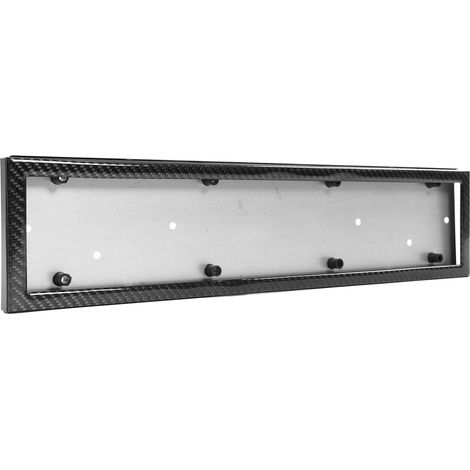 Universeller EU-Standard-Kennzeichenrahmen aus echtem Carbon für BMW 3er F30 F20 F34 F80 F87 F82 F10 G20 G30 G80 G82 (1/5)