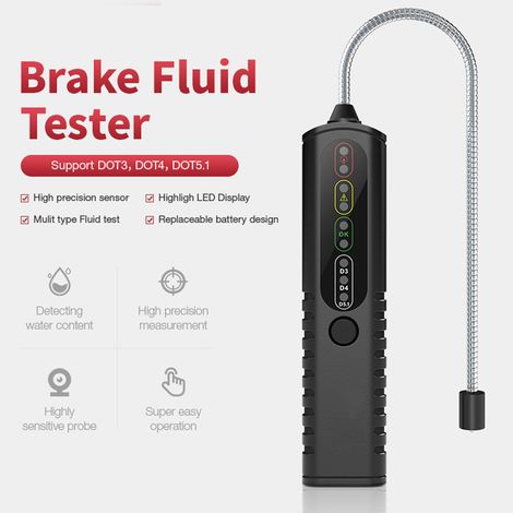 Testeur de liquide de frein DOT3/DOT4/DOT5.1 BF100 (livré sans batterie) (1/5)