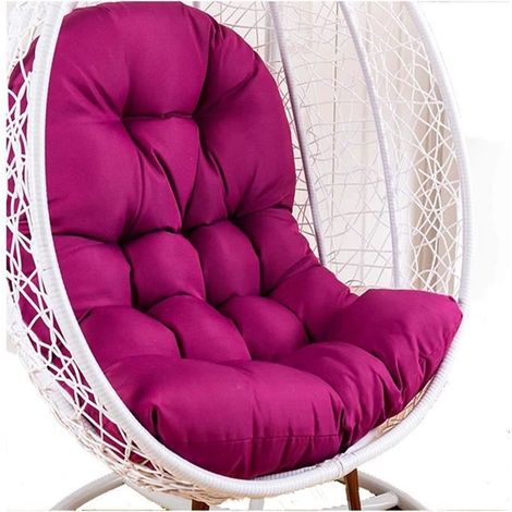 Coussin pour Fauteuil à Bascule - 120 x 90 cm - Pour chaise de jardin - Coussin de dossier,Violet (1/3)