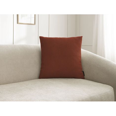BOBOCHIC - Coussin biface STOCKHOLM 45x45 Terracotta (1/3)